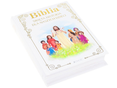 Chrzest i Komunia Biblia dla dzieci twarda oprawa 366 stron